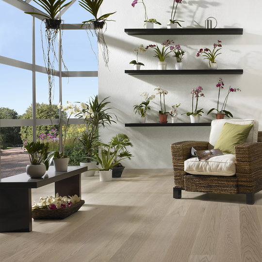 Trägolv Tarkett Shade Ek Soft Grey 1-stav Lack