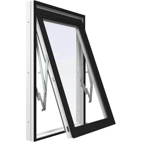 Energi Aluminium Vridfönster Svart, 12, 16