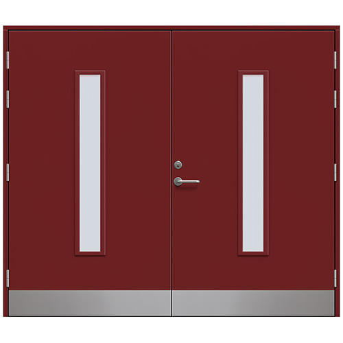Slagport Stehag 2500 x 2000 mm, Röd, Cotswoldglas