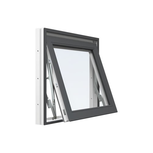 Energi Aluminium Vridfönster Antracitgrå, 12, 15