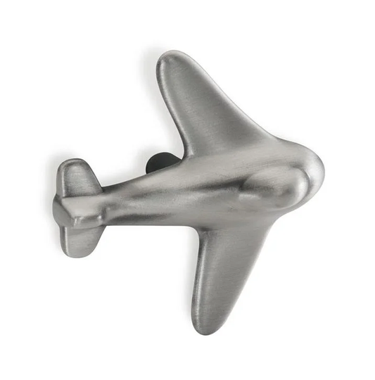 Linfalk Knopp flygplan, svart antik S1882-56-16