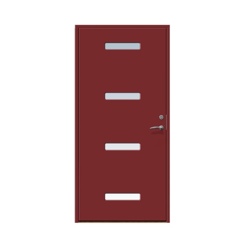 Ytterdörr Stabil Mellby 10 x 20, Vänsterhängd, Röd