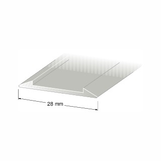 SKARVLIST 28MM 200CM SILVER NR161 | Beijerbygg Byggmaterial