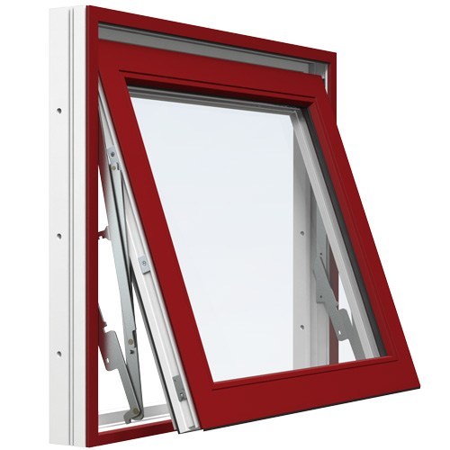 Energi Aluminium Vridfönster Röd, 6, 10