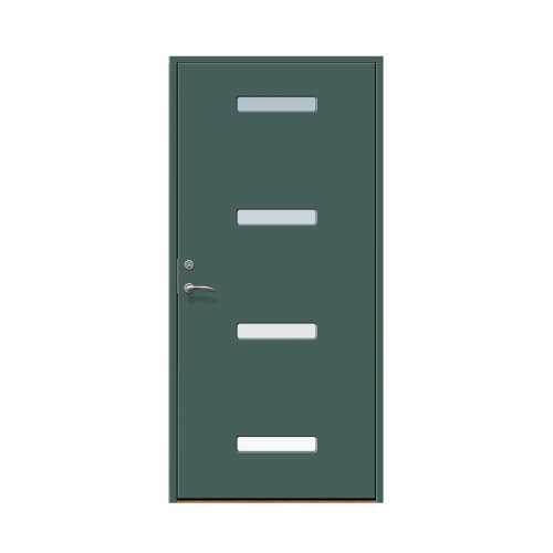 Ytterdörr Stabil Mellby 10 x 20, Högerhängd, Skogsgrön