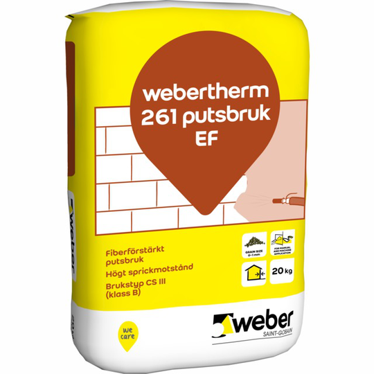 PUTSBRUK THERM 261 EF 20KG | Beijerbygg Byggmaterial