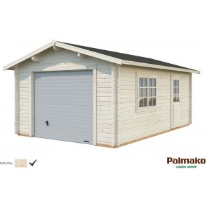 Garage Roger med takskjutport - 19,0 m² - Garage i byggsats