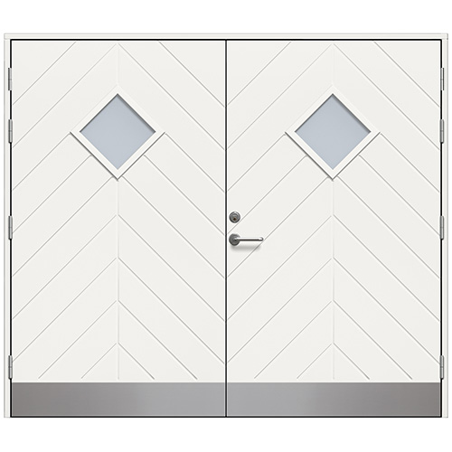 Slagport Saxtorp 2500 x 2000 mm, Vit, Cotswoldglas