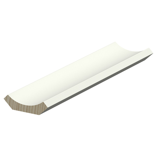 15X56 HÅLKÄLSLIST VIT L=4,4M | Beijerbygg Byggmaterial