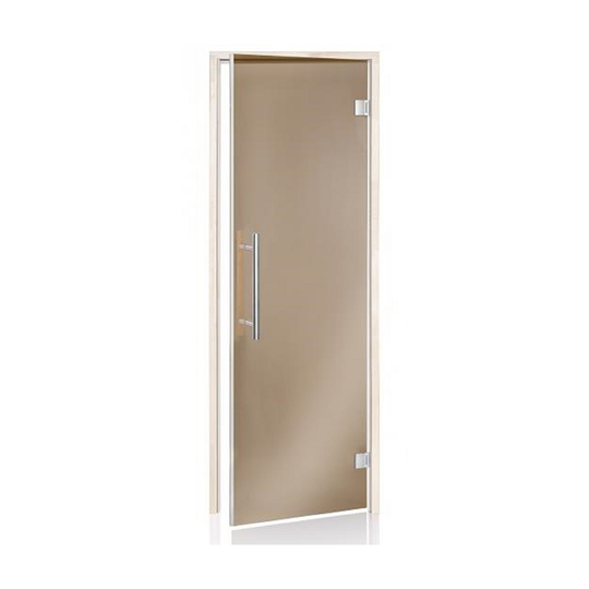 Sauna Sweden BeneLux Bastudörr brons m asp 7 x 19
