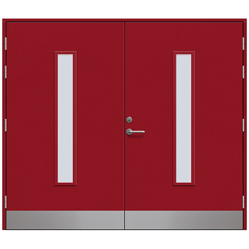 Slagport Stehag 2500 x 2000 mm, Hallonröd, Cotswoldglas