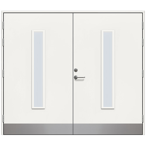 Slagport Stehag 2500 x 2000 mm, Vit, Klarglas