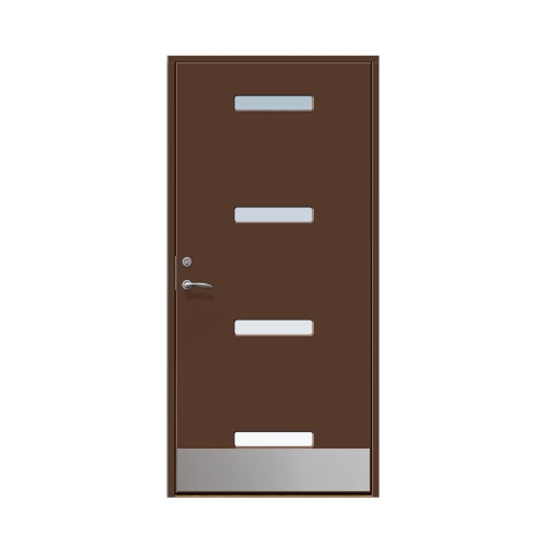 Ytterdörr Stabil Mellby 9 x 20, Högerhängd, Nötbrun