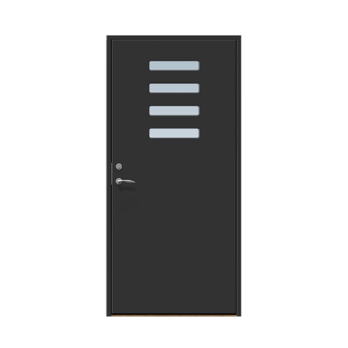 Ytterdörr Stabil Röshult 9 x 21, Högerhängd, Svart
