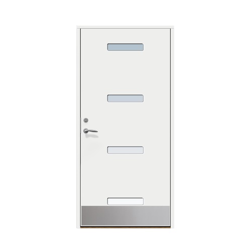 Ytterdörr Stabil Mellby 9 x 20, Högerhängd, Vit