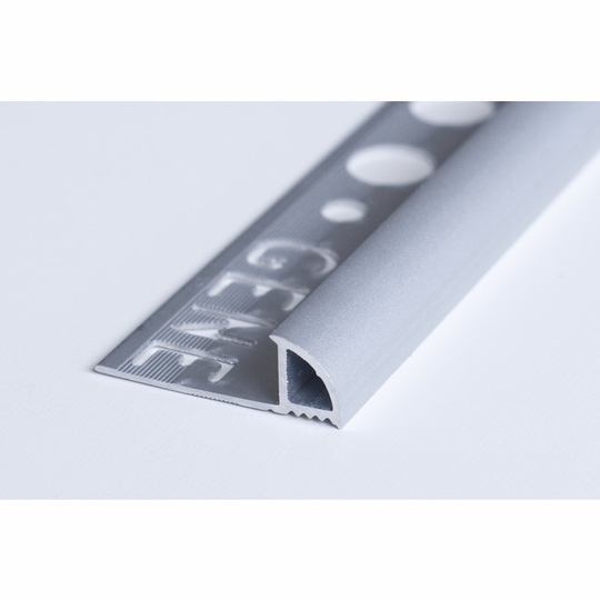 KAKELLIST I ALUMINIUM 10 MM 2500 MM MATT/SILVER | Beijerbygg Byggmaterial