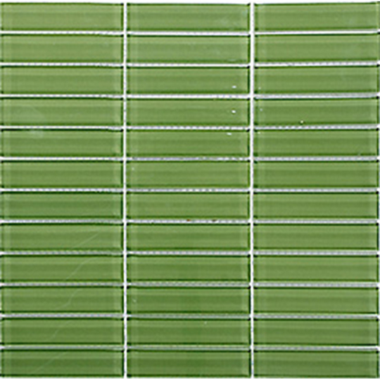 Kristallmosaik Arredo Blank Grön 2,3x9,8 cm
