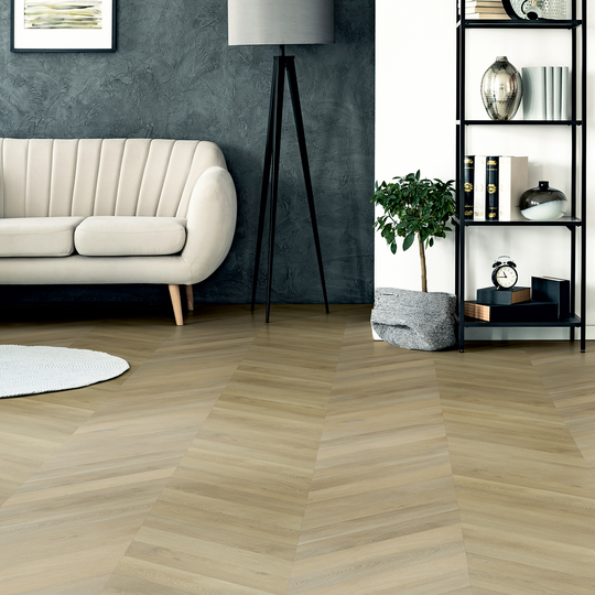 Vinylgolv Aspecta Contours Multilayer 0,55 Iconic Oak Como Chevron