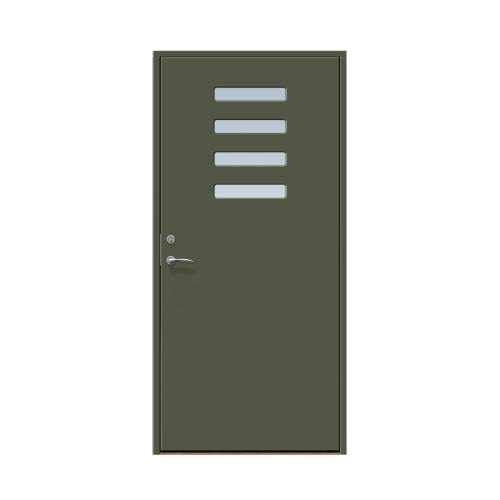 Ytterdörr Stabil Röshult 9 x 20, Högerhängd, Olivgrön