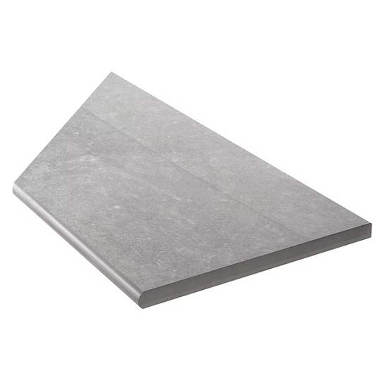Uteklinker Bricmate Z Limestone Grey Pool Inner Corner Right 30x60 cm