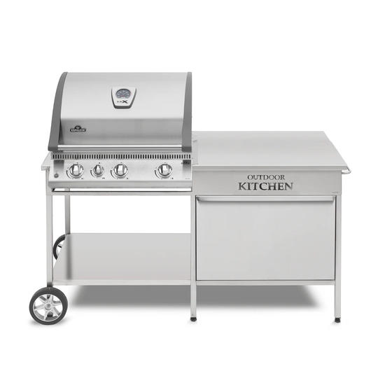 Contura Steel Utekök Topp 5, Låda 16, Gasolgrill