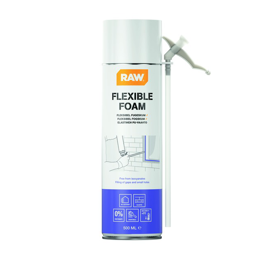 FOGSKUM FLEXIBEL VIT 500ML RAW | Beijerbygg Byggmaterial