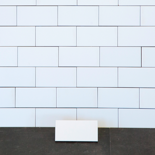Kakel Arredo Color Blanco Liso Mate Vit 7,5x15 cm