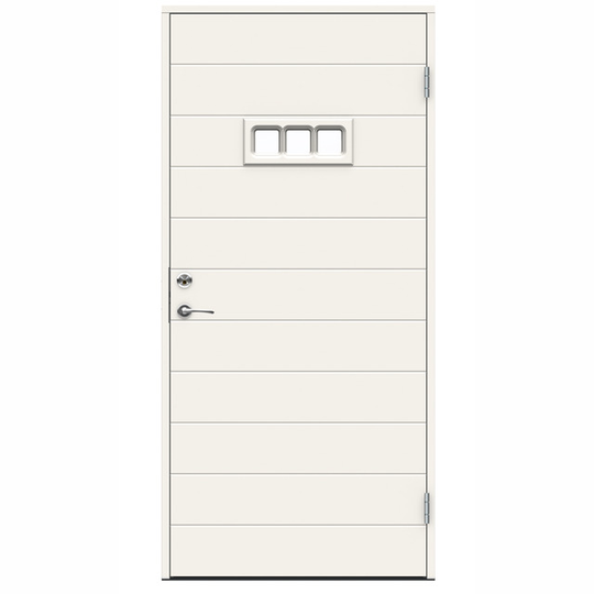 YTTERDÖRR NIGER 10X21HÖGER VIT GLAS INK VIT KARM | Beijerbygg Byggmaterial