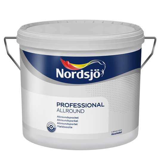 ALLROUNDSPACKEL PROFESSIONAL 10L NORDSJÖ | Beijerbygg Byggmaterial