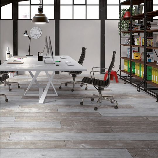 Klinker Alaplana Endor Blanco Grå 23x120 cm