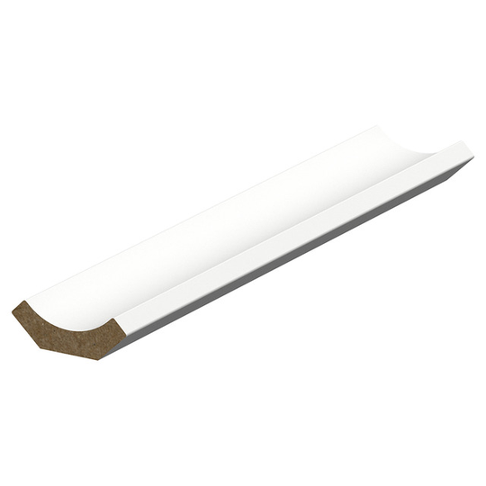 HÅLKÄLSLIST MDF 15X43MM VIT L=4,2M | Beijerbygg Byggmaterial