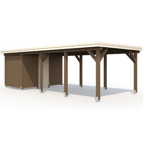 Till carporten Karl Karl skjul/förråd 6,2 m²