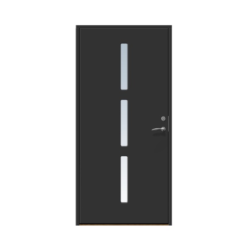 Ytterdörr Stabil Lund 10 x 21, Vänsterhängd, Svart