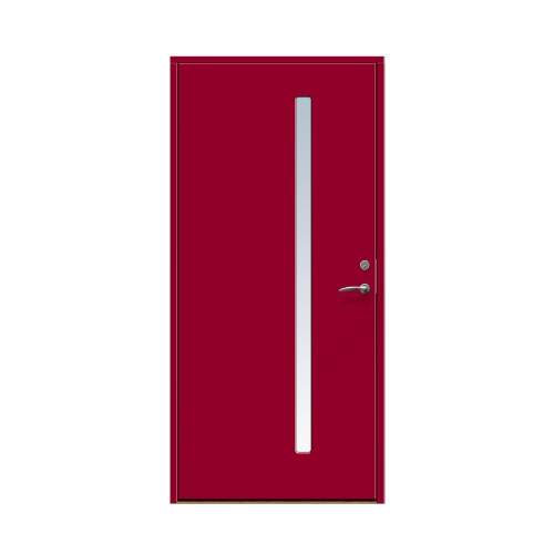 Ytterdörr Stabil Hjärup 10 x 20, Vänsterhängd, Hallonröd