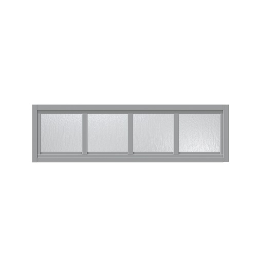 Överljus med spröjs Näs 10x3, Stengrå, Cotswoldglas