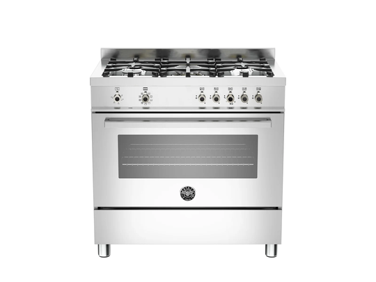 Bertazzoni Gasspis med ugn PRO905MFESXE Rostfritt