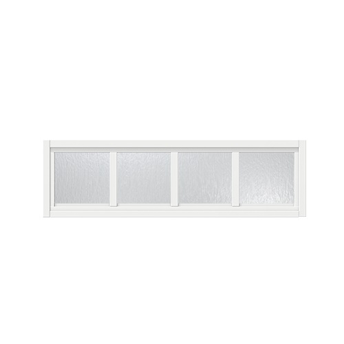Överljus med spröjs Näs 9x5, Vit, Cotswoldglas