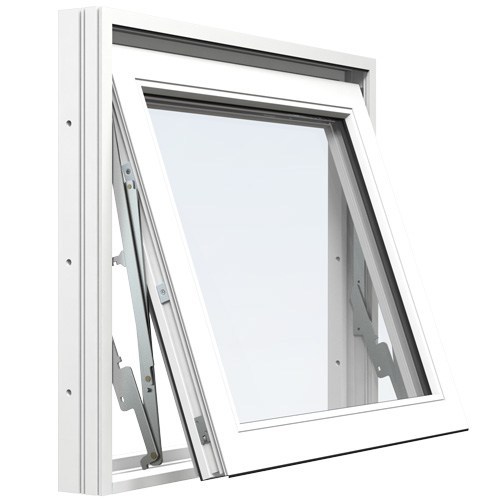 Energi Aluminium Vridfönster Vit, 13, 8